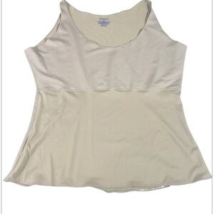 Spanx by Sara Blakely 2X Beige Shaping Tank Top Cami Smoothing Control